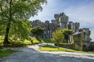 Wray Castle, Lake Windermere, Ambleside, Lake District, Cumbria, England, United Kingdom