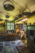 Townend house, National Trust, Troutbeck, Windermere, Lake District, Cumbria, England, United