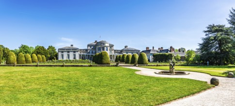 Panorama of Shugborough Estate, National Trust House and garden, Great Haywood, Staffordshire,