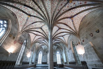 Vaults in the summer refectory, early 14th century, remodelled in the 19th century, Bebenhausen