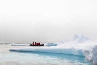 Zodiac, Ice Edge, Sea, Spitsbergen, Svalbard