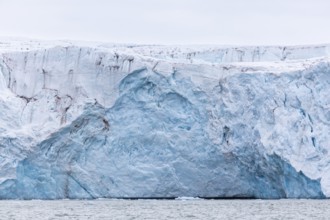 Glacier tongue, Konowbreen, Spitsbergen, Svalbard