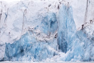 Glacier tongue, Smeerenburgbreen, Spitsbergen, Svalbard