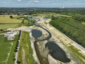 Dortmund, Castrop-Rauxel, North Rhine-Westphalia, Germany - River renaturalisation, renaturation of