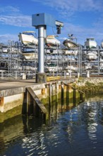 Marina and docks in Arcachon, Gironde, France