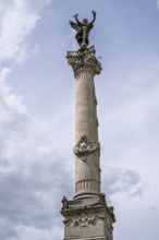 Fontaine du Char du Triomphe de la Concorde, Place des Quinconces, Bordeaux, Gironde,