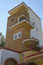 Market Hall, An interesting historic clock tower with brick façade and geometric design, Armando