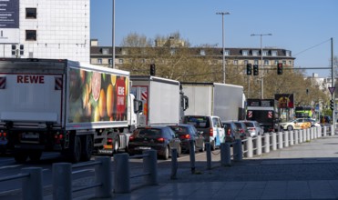 Rush Hour at Messedam in Berlin-Charlottenburg, Berlin, Germany