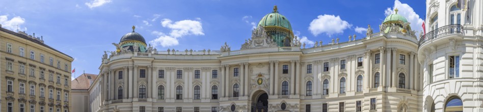 Austria St. Michael Wing of Hofburg, imperial palace of the Habsburg dynasty in Vienna
