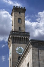Town hall tower in Fürth, a copy of the town hall in Florence, Italy, Fürth Bavaria, Middle