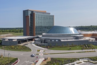 Wayland, Michigan - The Gun Lake Casino Resort. The casino is owned by the Match-E-Be-Nash-She-Wish