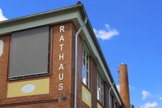 New town hall in the former Kindler corset factory, former Gotthold Kindler and Cie. corset