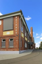 New town hall in the former Kindler corset factory, former Gotthold Kindler and Cie. corset