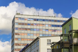 Naturana Miederfabriken, high-rise building, company building of Naturana Dölker Textilbekleidung,