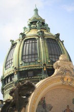 Green Dome, Church of St. Nicholas, Municipal House, Art Nouveau architecture, Unesco World
