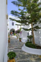 Ano Mera, Mykonos, Cyclades, Greece - The Panagia Tourliana monastery is the center of Ano Mera.