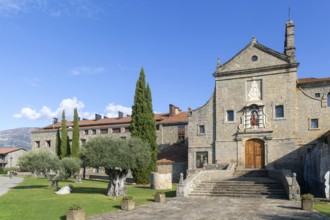 El Monasterio de Boltaña, former monastery now hotel and spa, Boltana, Huesca province, Aragon,