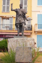 Statue of Julius Agricola, Roman general, known primarily as ruler of Great Britain, Fréjus,