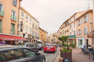 Street scene in Fréjus, Provence-Alpes-Côte d'Azur region, France