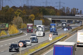 View of Autobahn 61 near Ludwigshafen
