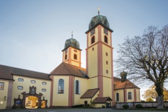 Monastery Church, St. Märgen, Southern Black Forest, Black Forest, Baden-Württemberg, Germany
