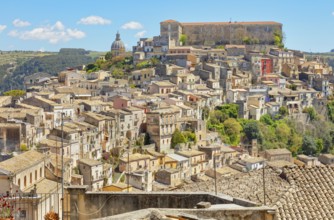 Historic town view, Ragusa Ibla, Ragusa province, Sicily, Italy