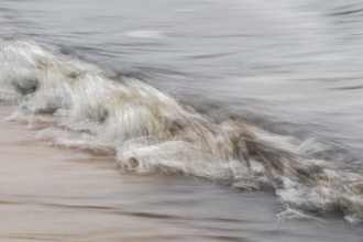 Small wave, smudge effect, soft water, lake, Sweden