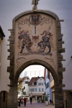 Fallgatternische Hirgenstangenwappen of the Counts of Württemberg, Lower Gate, City Gate,