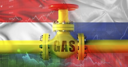 Russian gas export pipeline to Hungary. Gas exports from Russia to Hungary on financial chart