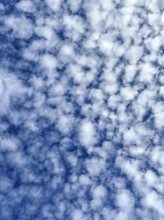 High white clouds Stratocumulus popularly sheep clouds against blue sky, international