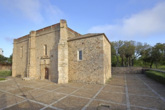 Gothic building Ermita de nuestra senora de la antigua, Badajoz, Extremadura, Spain