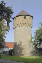Simmel Tower built 14th century, Stadtturm, Bretten, Kraichgau, Baden-Württemberg, Germany