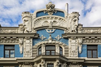 Häser in the Art Nouveau district, Riga, Latvia