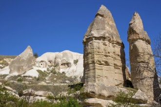 Valley of Lovers, fantastic tuff rock formations, Cappadocia, Turkey