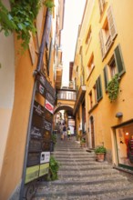 Bellagio, picturesque small town with views of the Alps, Lake Como, Italian Lago di Como, one of