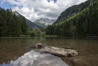 Mountain lake, Steiner Alps, Upper Carniola, Zgornje Jezersko, Slovenia
