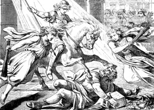 Heliodorus wants to plunder the temple treasure, Second Book of Maccabees, chapter 3, Heliodorus,