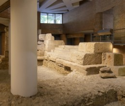 Museo del Foro de Caesaraugusta, Roman forum museum, Zaragoza, Aragon, Spain
