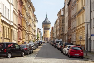 Wasserturm, Lessingstraße, Halle an der Saale, Thuringia, Germany