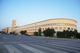 Banovina Palace, Parliament of Vojvodina Province in the evening light, Novi Sad, Vojvodina