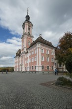 Birnau pilgrimage church, exterior view, Uhldingen-Mühlhofen am Lake Constance, Baden-Württemberg,