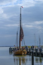Sea boats in the port of Ahrenshoop, Darß, Mecklenbuirg, Western Pomerania, Germany