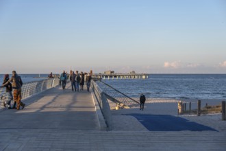 New 720-meter long pier in Prerow opened since October 2024, Prerow, Darß, Mecklenburg-Western