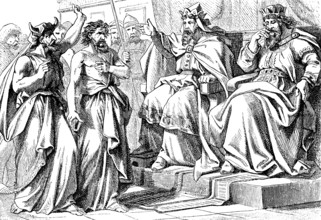 Kings Jehoshaphat and Ahab interrogate the prophets, Second Book of Chronicles, chapter 18, wealth,