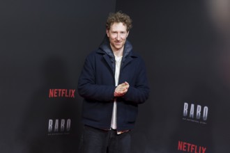 Louis Klamroth at the premiere of the Netflix film Babo in the Astor Film Lounge Berlin on 24.10