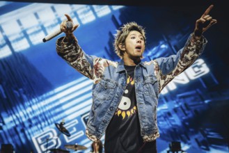 Singer Takahiro Moriuchi from One Ok Rock live on Detox European Tour 2025 in Berlin's
