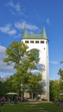 Schönberg Tower, observation tower, also known as Pfullinger Unterhose, double tower, Pfullingen,