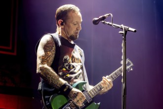 Michael Poulsen, singer and guitarist from Volbeat as part of the Greatest Of All Tours Worldwide
