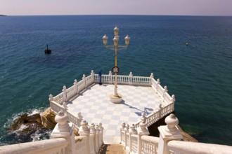 Observation deck, Balcon del Mediterraneo, (balcony of the Mediterranean Sea), Benidorm, Valencia,