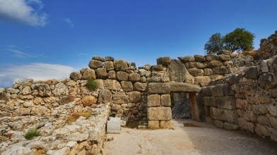 Steintor, archaeological site, UNESCO World Heritage Site, Mycenae, Mycenai, Mycenae, important